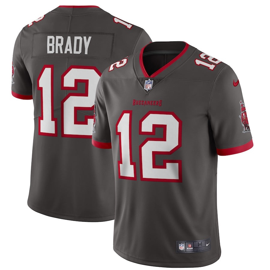Nike Men s NFL Tampa Bay Buccaneers Tom Brady Limited Jersey Pewter X Large