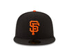 San Francisco Giants New Era Black Authentic Collection On-Field Game 59FIFTY Fitted Hat - Pro League Sports Collectibles Inc.