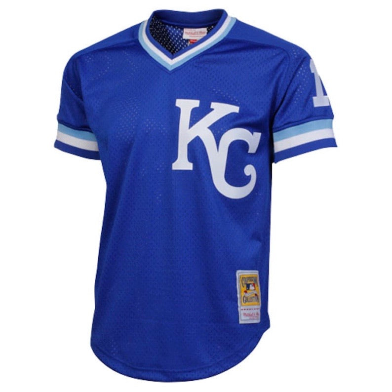 Mitchell & Ness, Shirts, Kansas City Royals Mitchell Ness Bo Jackson 52  2xl Powder Blue Jersey