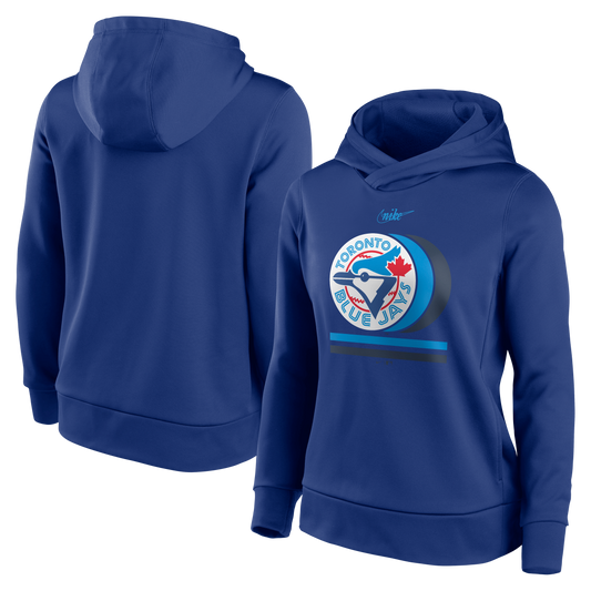 Women's Toronto Blue Jays Nike Rep Retro Logo Hoodie - Pro League Sports Collectibles Inc.