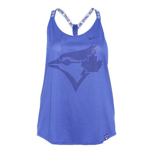 Women’s Toronto Blue Jays Nike Elastika Blue Tank Top - Pro League Sports Collectibles Inc.