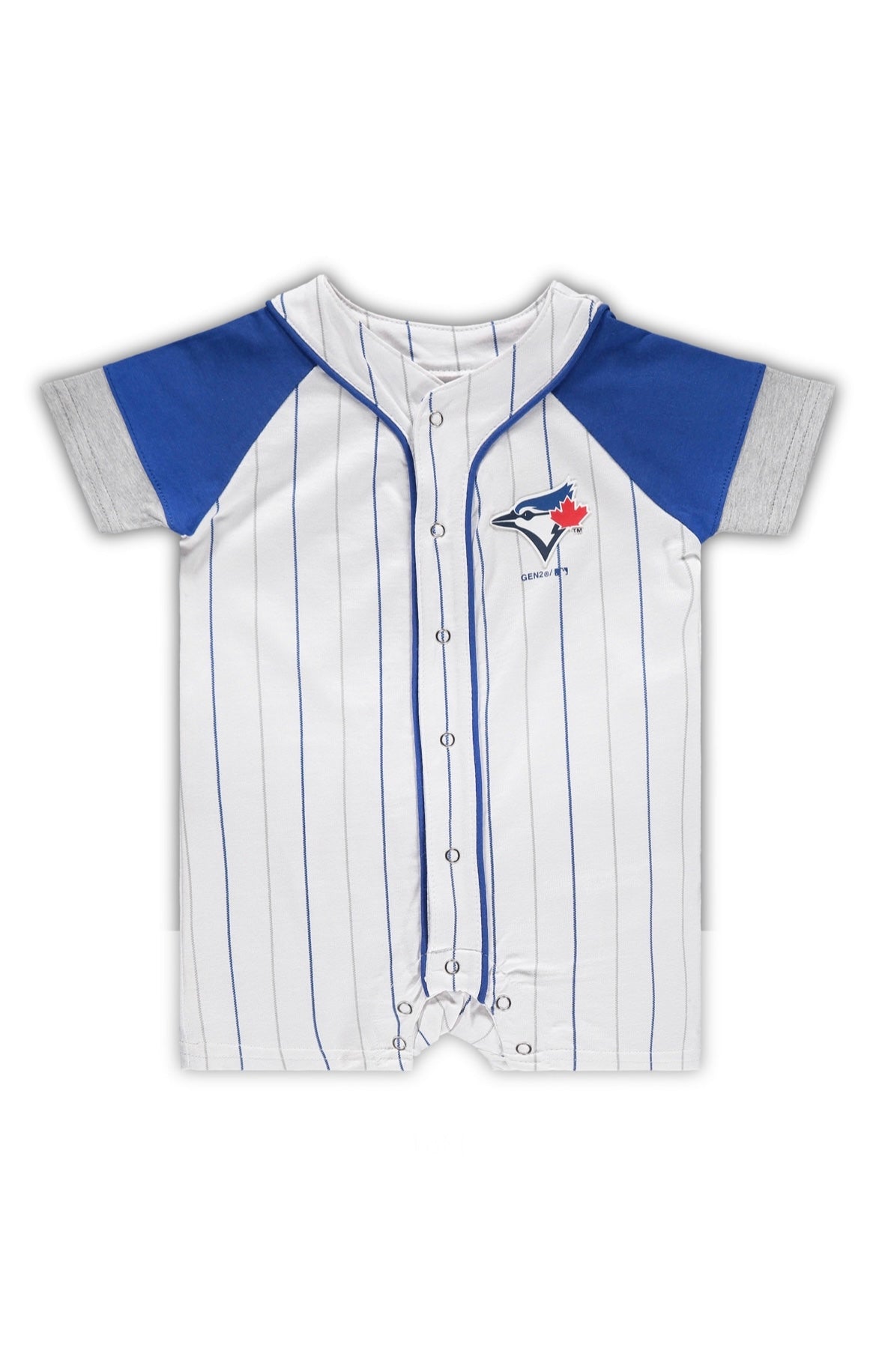 Infant Toronto Blue Jays Pinstripe Romper - Pro League Sports