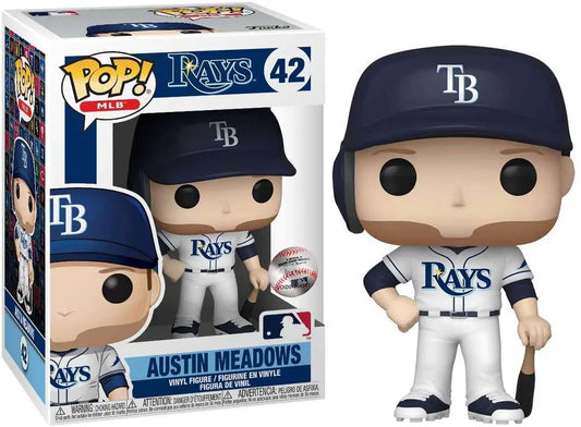 MLB POP! Funko Tampa Bay Rays Austin Meadows Vinyl Figure #42 - Pro League Sports Collectibles Inc.