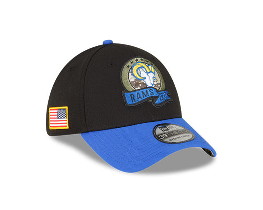 Los Angeles Rams New Era 2022 Salute To Service - 39THIRTY Flex Hat - Pro League Sports Collectibles Inc.