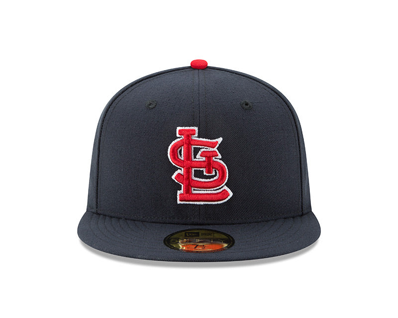 St. Louis Cardinals New Era Navy Authentic Collection On-Field Alternate 59FIFTY Fitted Hat - Pro League Sports Collectibles Inc.