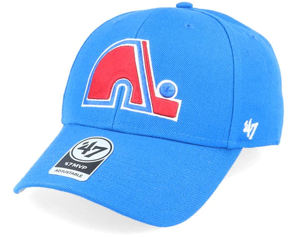 Quebec Nordiques '47 Vintage Trucker Snapback Hat - Blue/White