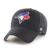 Toronto Blue Jays Black 47 Brand MVP Bullpen Basic Adjustable Hat - Pro League Sports Collectibles Inc.