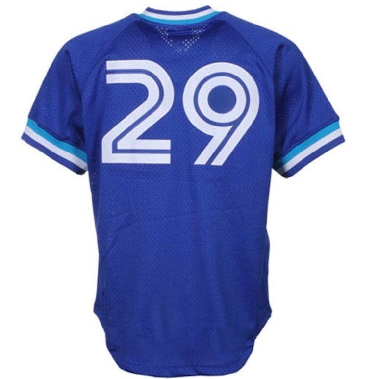Joe Carter Toronto Blue Jays Mitchell & Ness 1993 Cooperstown Collection Royal Blue Mesh Batting Practice Jersey