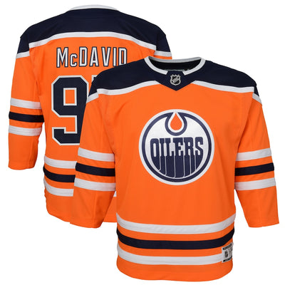 Child Edmonton Oilers Conner McDavid Home Replica Jersey - Pro League Sports Collectibles Inc.