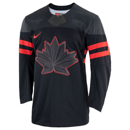 Team Canada 2022 Black Olympic Nike Replica Jersey - Pro League Sports Collectibles Inc.