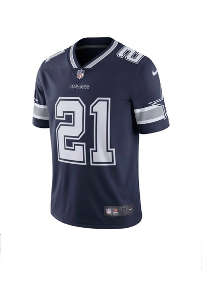 Ezekiel Elliott #21 Dallas Cowboys Navy Nike Vapor Limited Jersey - Pro League Sports Collectibles Inc.