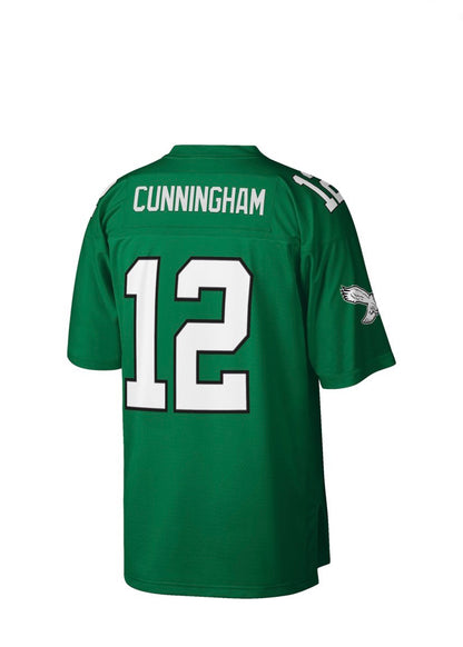 Randall Cunningham Philadelphia Eagles Kelly Green Mitchell & Ness Retired Legacy Jersey - Pro League Sports Collectibles Inc.