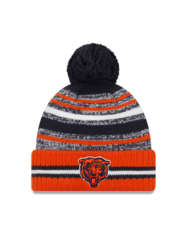 Men's New Era Cream/Black Cincinnati Bengals 2022 Sideline Sport Cuffed Pom  Knit Hat