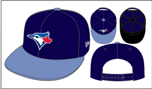 Toronto Blue Jays Navy Alternate 4 New Era 9Fifty Snapback Hat - Pro League Sports Collectibles Inc.