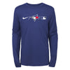 Youth Toronto Blue Jays Nike Royal Authentic Collection Team Legend Performance - Long Sleeve T-Shirt - Pro League Sports Collectibles Inc.