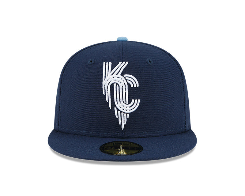 Kansas City Royals New Era Navy 2022 City Connect Authentic Collection On-Field 59FIFTY Fitted Hat - Pro League Sports Collectibles Inc.