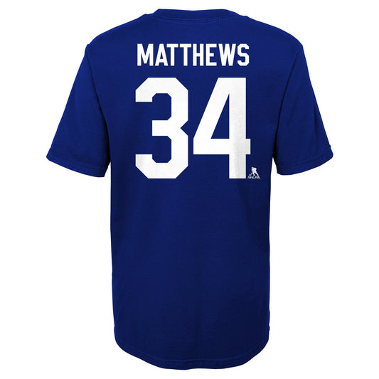 Child Toronto Maple Leafs #34 Matthews T-Shirt - Pro League Sports Collectibles Inc.