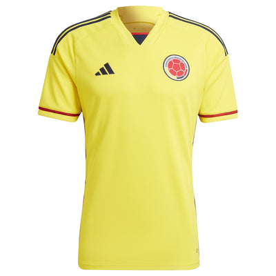 Colombia FCF Soccer Adidas 2022 Home Jersey - Pro League Sports Collectibles Inc.