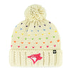 Youth Girls Toronto Blue Jays Sprinkle Outerstuff Knit Pom Toque - Pro League Sports Collectibles Inc.