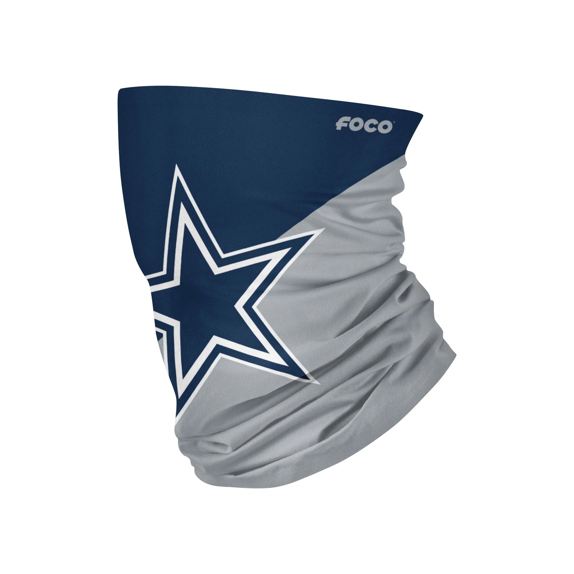 Dallas Cowboys Big Logo FOCO NFL Face Mask Gaiter Scarf - Pro League Sports Collectibles Inc.