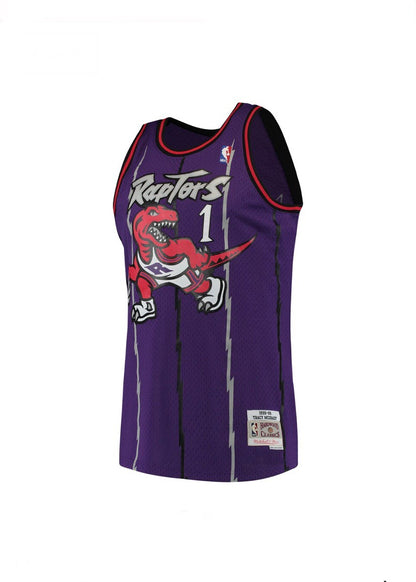 Tracy McGrady Toronto Raptors 1998-99 Purple Mitchell & Ness Swingman Jersey - Pro League Sports Collectibles Inc.