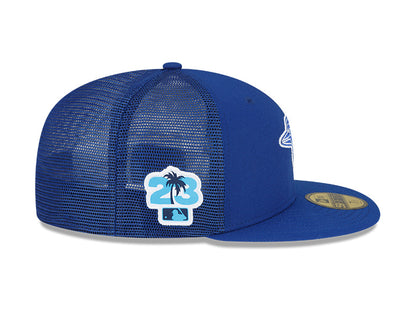 Toronto Blue Jays Royal New Era 2023 Spring Training Patch - Mesh 59FIFTY Fitted Hat - Pro League Sports Collectibles Inc.