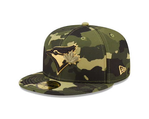 Toronto Blue Jays Camo Armed Forces 2023 On-Field New Era 59FIFTY Fitt -  Pro League Sports Collectibles Inc.