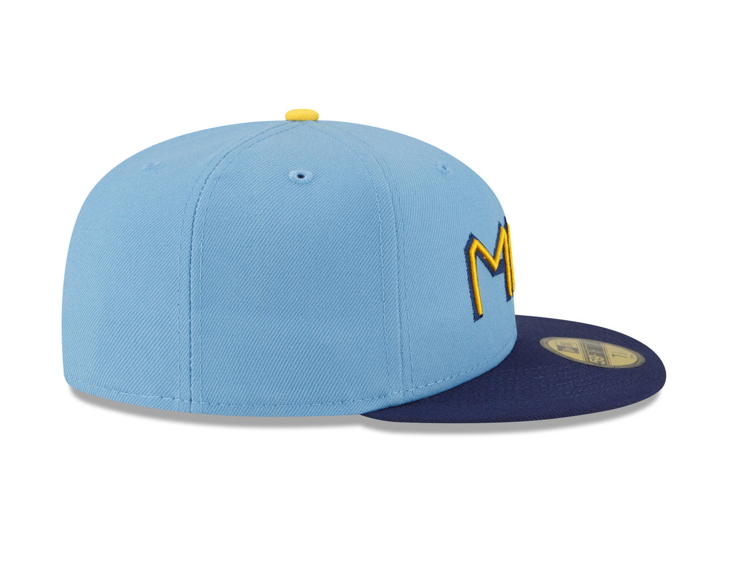 Milwaukee Brewers New Era Powder Blue 2022 City Connect Authentic Collection On-Field 59FIFTY Fitted Hat - Pro League Sports Collectibles Inc.