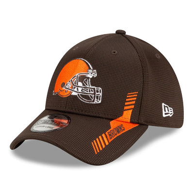 Cleveland Browns 2021 New Era NFL Sideline Home Brown 39THIRTY Flex Hat - Pro League Sports Collectibles Inc.