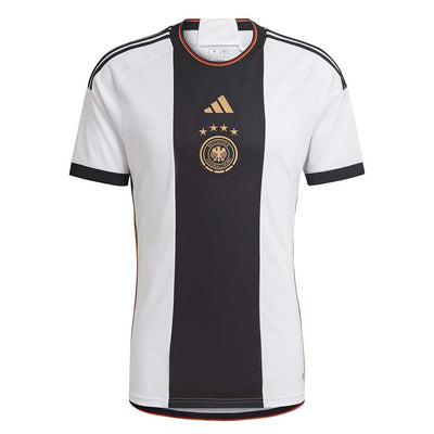 Youth Germany National Team World Cup Adidas 2022 White Home Replica Stadium Jersey - Pro League Sports Collectibles Inc.