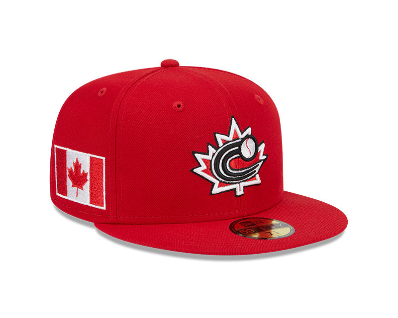 Canada World Baseball Classic 2023 - 59FIFTY New Era Fitted Hat - Pro League Sports Collectibles Inc.