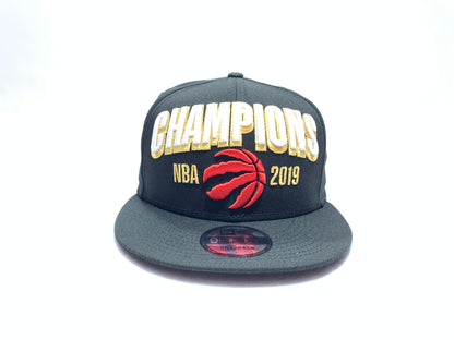 Toronto Raptors NBA Authentic Championship Locker Room 9Fifty New Era SnapBack Hat - Pro League Sports Collectibles Inc.