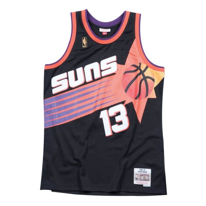 NASH#13 Phoenix Suns White NBA Jersey