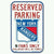 New York Rangers WinCraft Reserved Parking Fan Sign