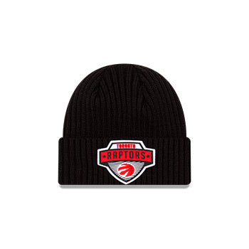 Toronto Raptors 2020 Tip-Off Official New Era Black - Knit Toque Hat - Pro League Sports Collectibles Inc.