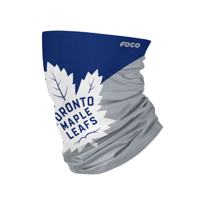 Youth Toronto Maple Leafs Big Logo FOCO NHL Face Mask Gaiter Scarf - Pro League Sports Collectibles Inc.