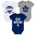 Infant Toronto Maple Leafs Born To Win Onesie 3 Pack Set