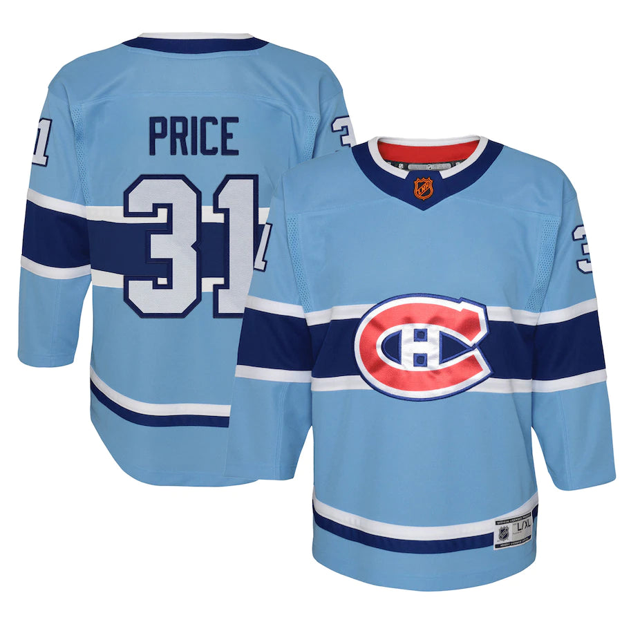 Montreal Canadiens Youth - Carey Price Reverse Retro NHL Jersey