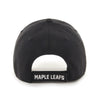 Toronto Maple Leafs 47 Brand Black White MVP Adjustable Hat - Pro League Sports Collectibles Inc.