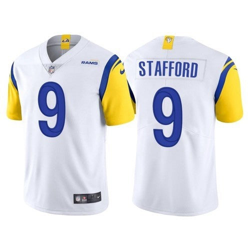 Nike White Matthew Stafford Los Angeles Rams Alternate Game Jersey in Blue  for Men