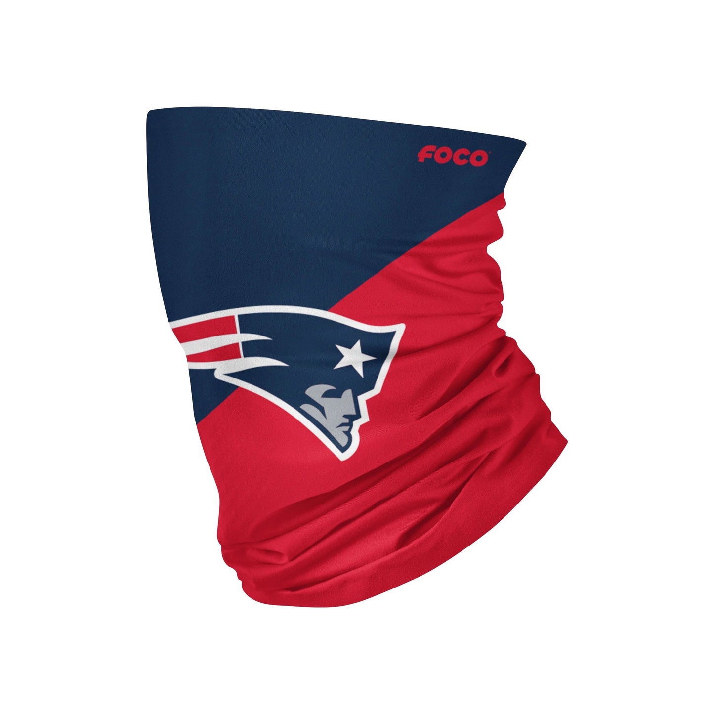 New England Patriots Big Logo FOCO NFL Face Mask Gaiter Scarf - Pro League Sports Collectibles Inc.