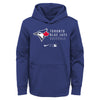 Youth Toronto Blue Jays Authentic Collection Rush Blue Therma Fleece Hoodie - Pro League Sports Collectibles Inc.