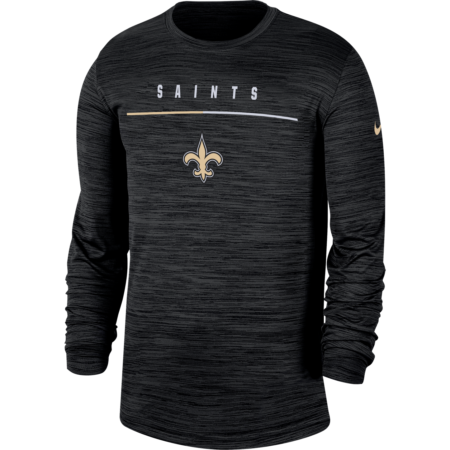 New Orleans Saints Nike Velocity Long Sleeve Shirt - Pro League Sports Collectibles Inc.