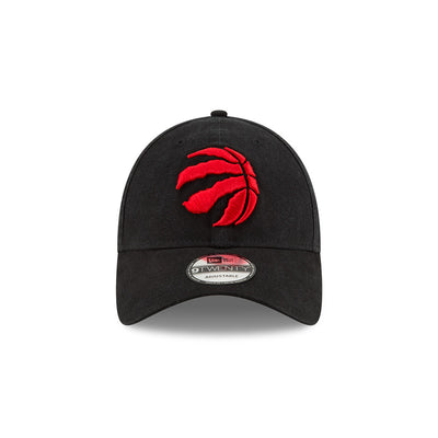 Toronto Raptors Black NBA Playoffs 2020 Patch 9Twenty New Era Buckle Back Hat - Pro League Sports Collectibles Inc.