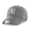 New York Yankees Charcoal 47 Brand MVP Adjustable Hat - Pro League Sports Collectibles Inc.