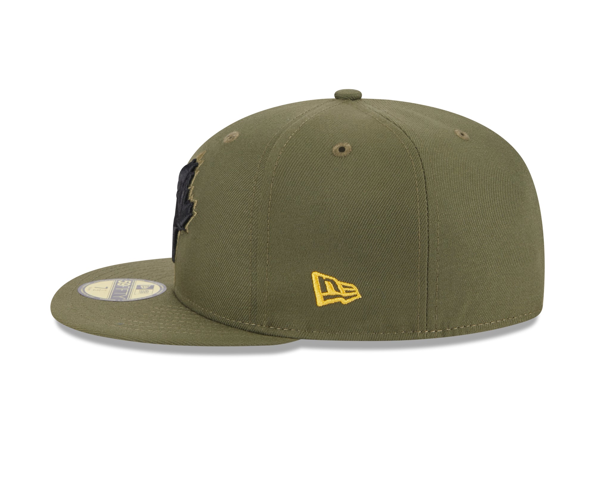 Men's New Era Green Toronto Blue Jays 2023 Armed Forces Day On-Field 59FIFTY Fitted Hat