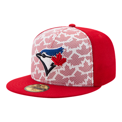 Toronto Blue Jays Red White Stars and Stripes July 4th 2016 New Era 59FIFTY Fitted Hat - Pro League Sports Collectibles Inc.