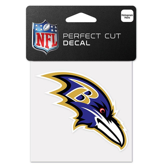 Baltimore Ravens 4X4 NFL Wincraft Decal - Pro League Sports Collectibles Inc.