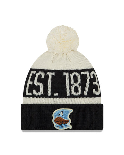 Toronto Argonauts CFL Turf Traditions New Era  – Cuffed Pom Knit Hat - Pro League Sports Collectibles Inc.
