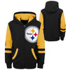 Youth Pittsburgh Steelers Full Zip Fleece Hoodie - Pro League Sports Collectibles Inc.
